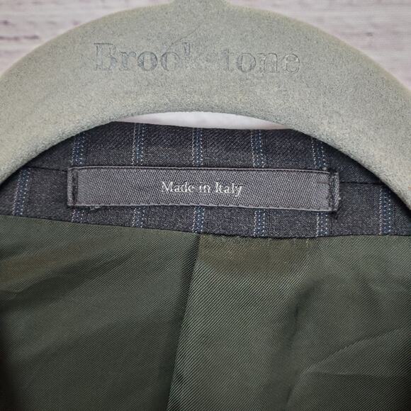 Ermenegildo Zegna Trofeo Gray Suit Jacket 54R EU 44 US XL Wool Sport Coat Italy - Picture 5 of 15